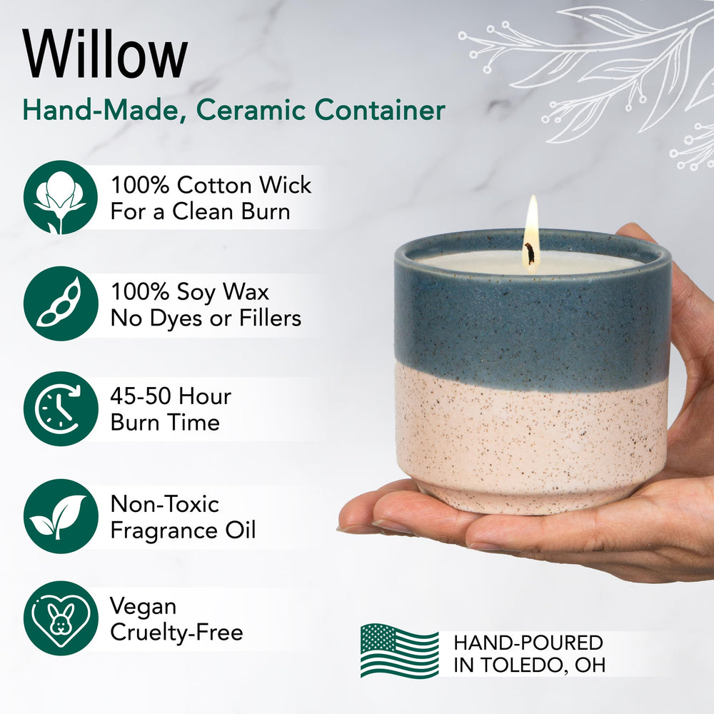 Hyggelight candle with seed label grows wildflowers after wax, eco-friendly planter transition