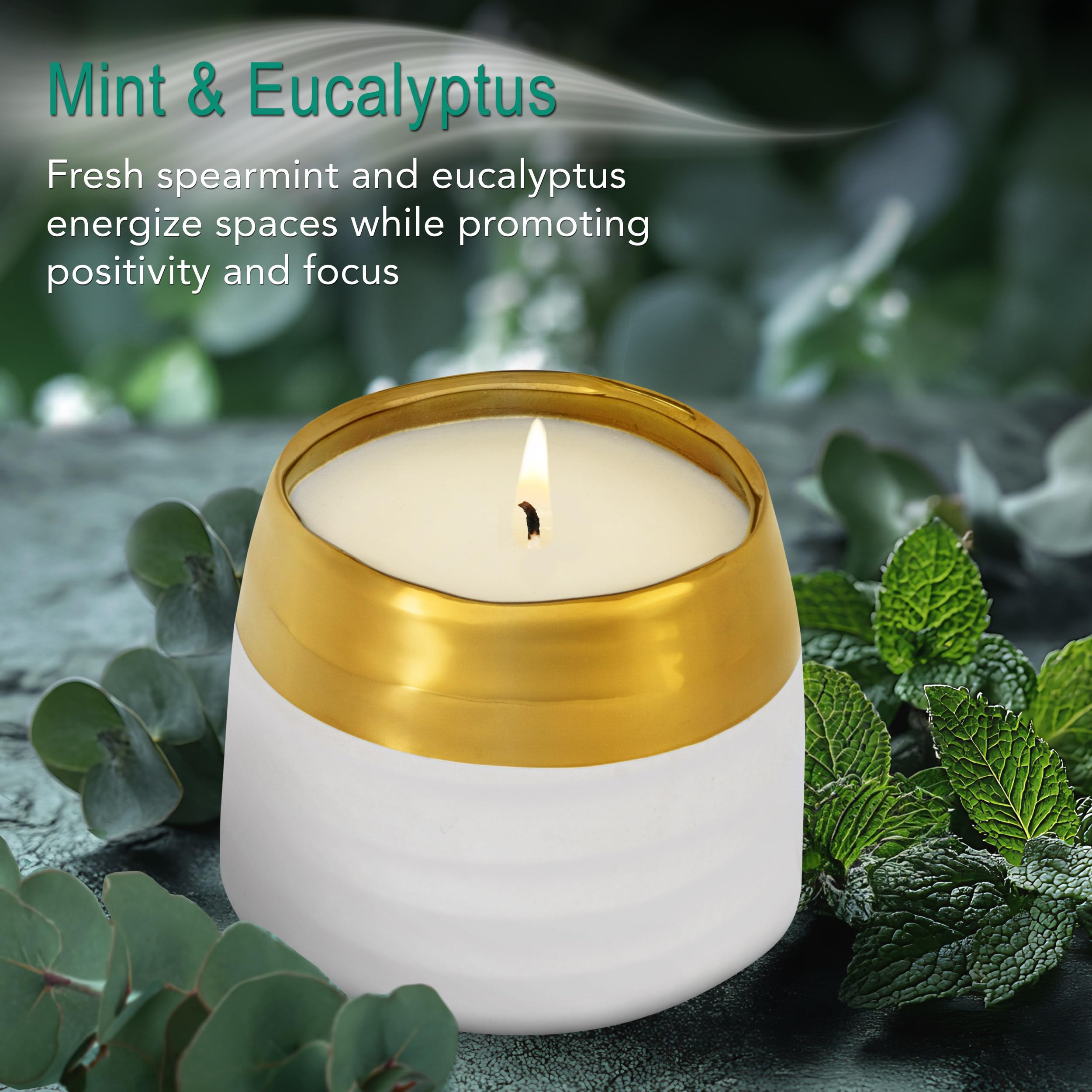 Hyggelight soy wax candle with cotton wick delivers clean burn and steady flame