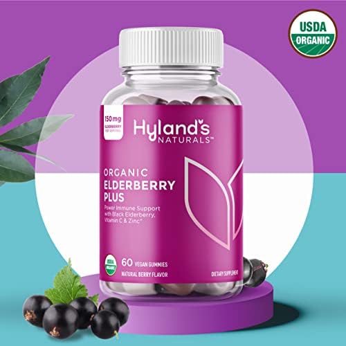 Hyland's dosage-info reminds two gummies daily for consistent support.