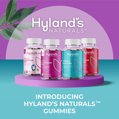 Hyland's packaging-inside shows 60 vegan gummies for a full month.