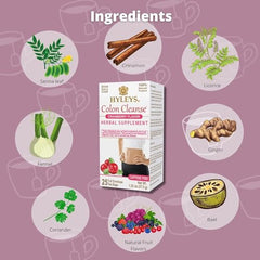 Hyleys Cranberry Colon Cleanse tea cups steaming suggests relaxing evening routine