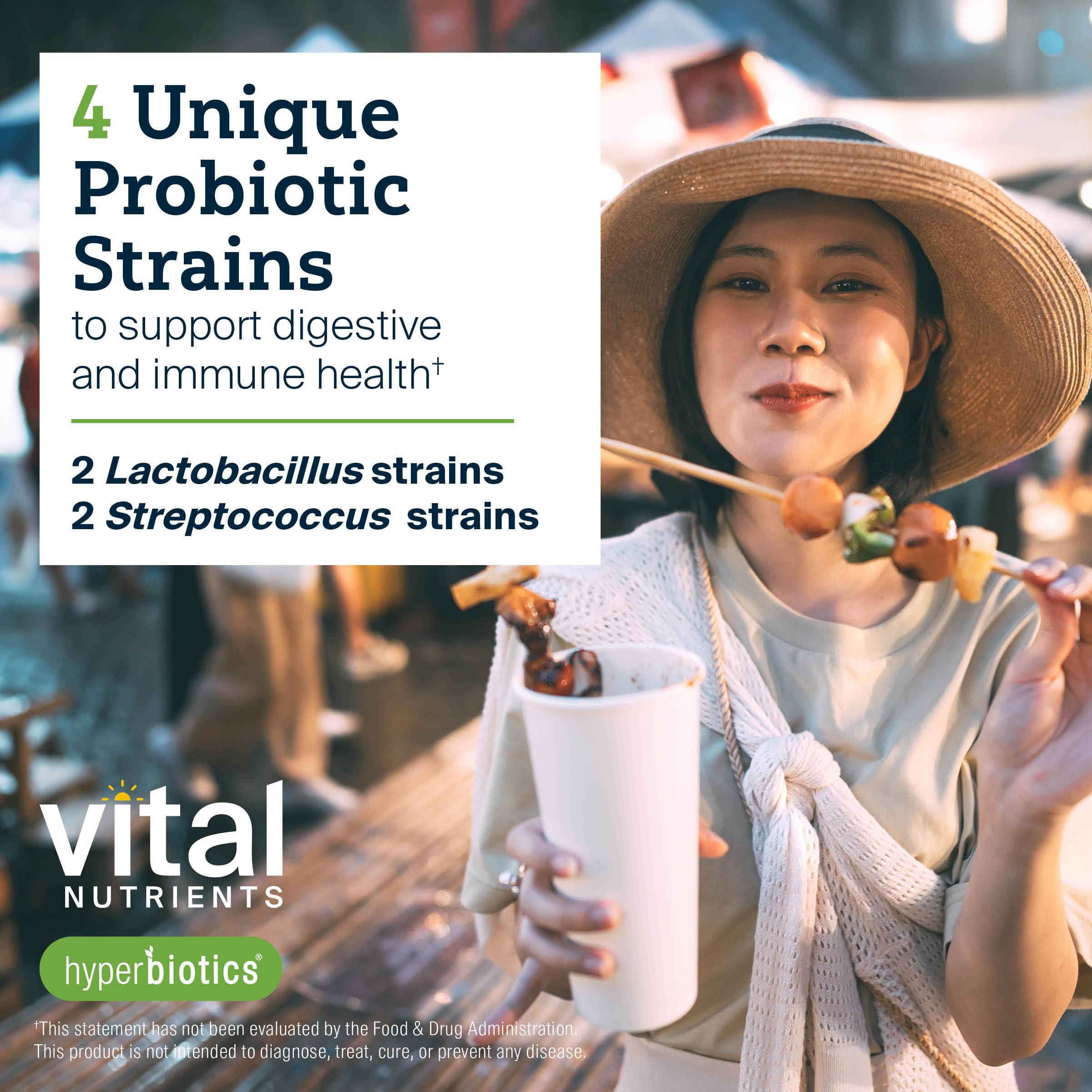 Hyperbiotics Pro Dental ingredients panel notes dairy-free BLIS strains.