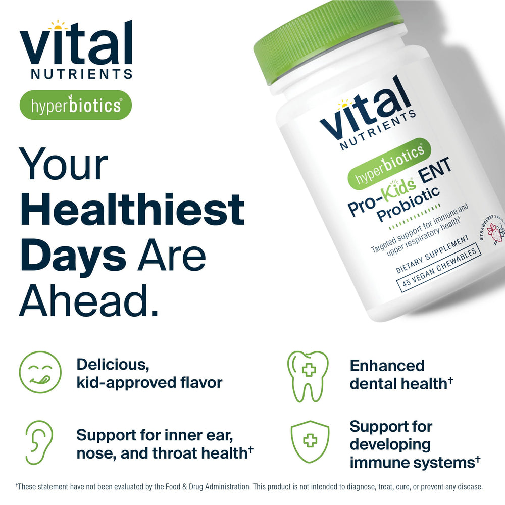 Hyperbiotics Vital Nutrients Pro Kids allergen-free label for cautious households