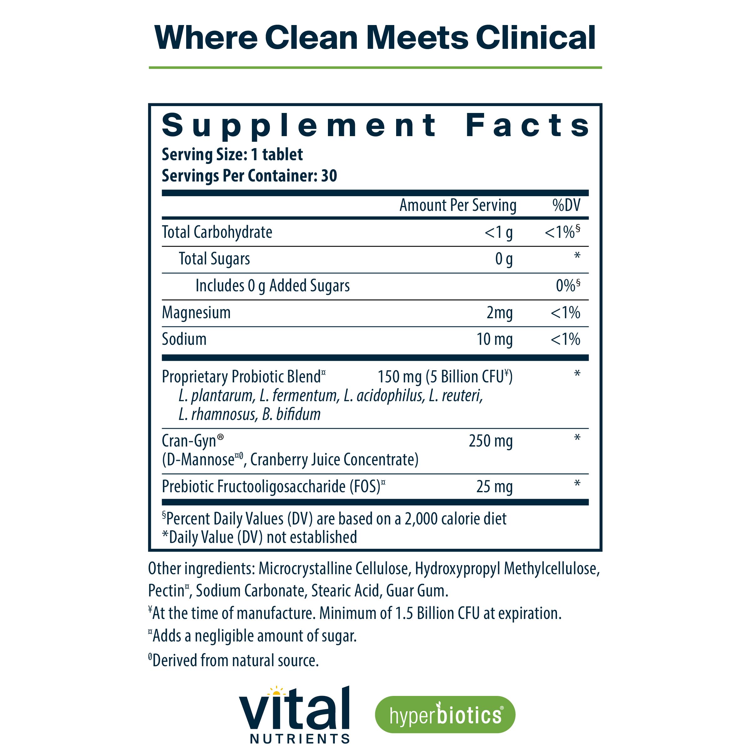 Hyperbiotics Vital Nutrients Pro Women capsules close-up highlighting time-release delivery.