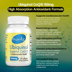 Close-up of the HyperIg label showing non-GMO, gluten-free, kosher features.