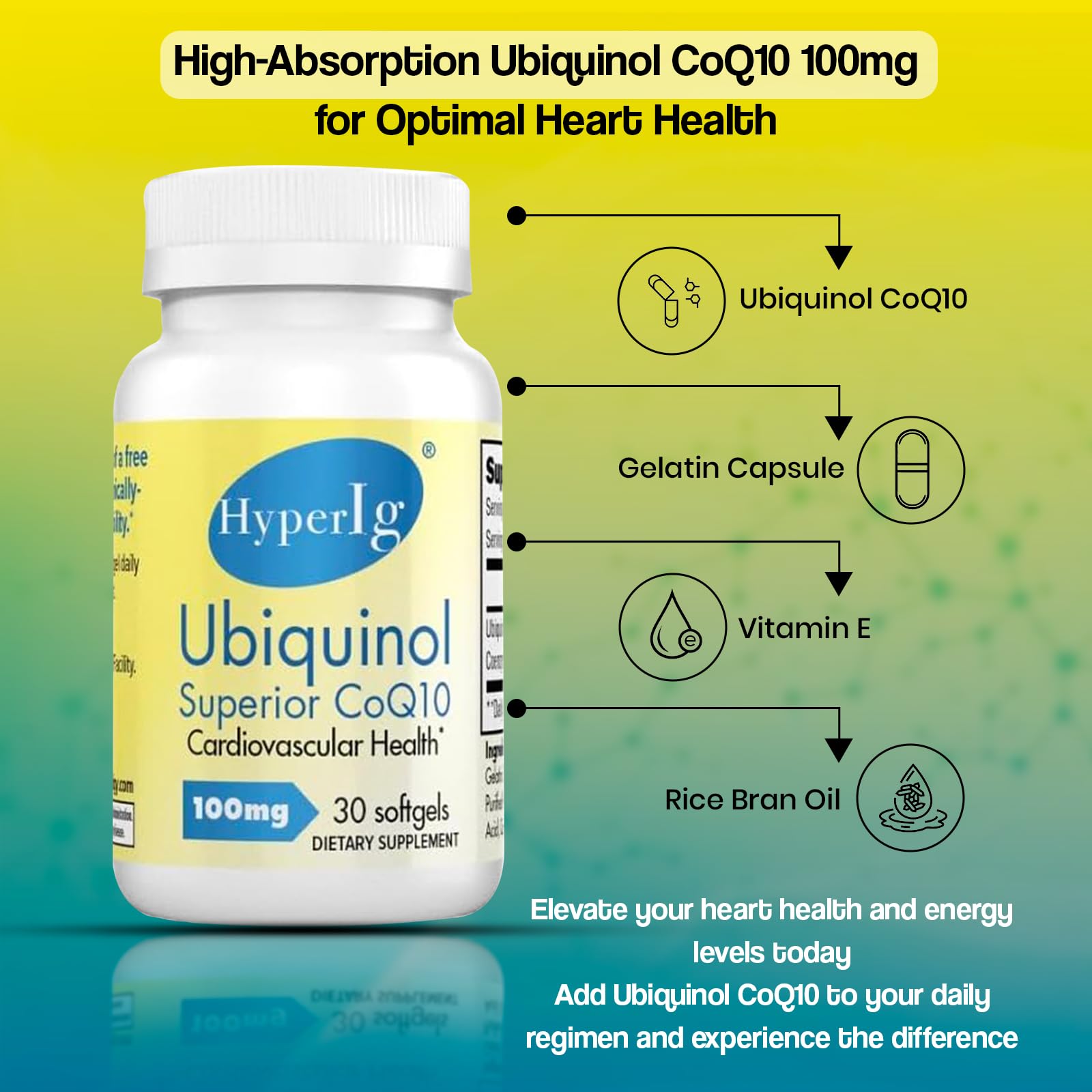 Travel-friendly HyperIg bottle for on-the-go energy and daily use.