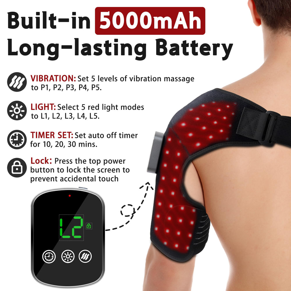 HYUVCX dual-wavelength 660/850nm light for muscle relief