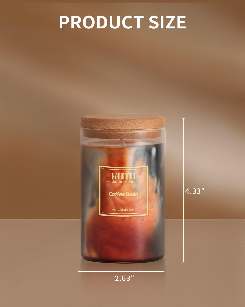 HZ-WONMIO Holiday gift candle suits friends or colleagues for special occasions