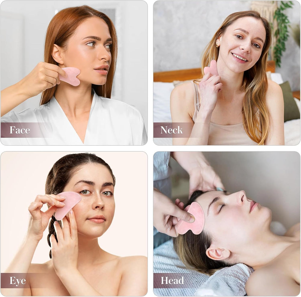 HZLXMYXO1 Eye-area Gua Sha helps reduce puffiness and soothe the eye area.