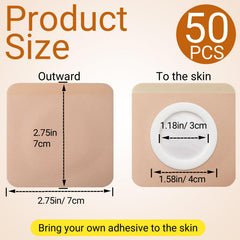Hzopcw pack wraps showing 2.75 inch size to fit most bodies securely