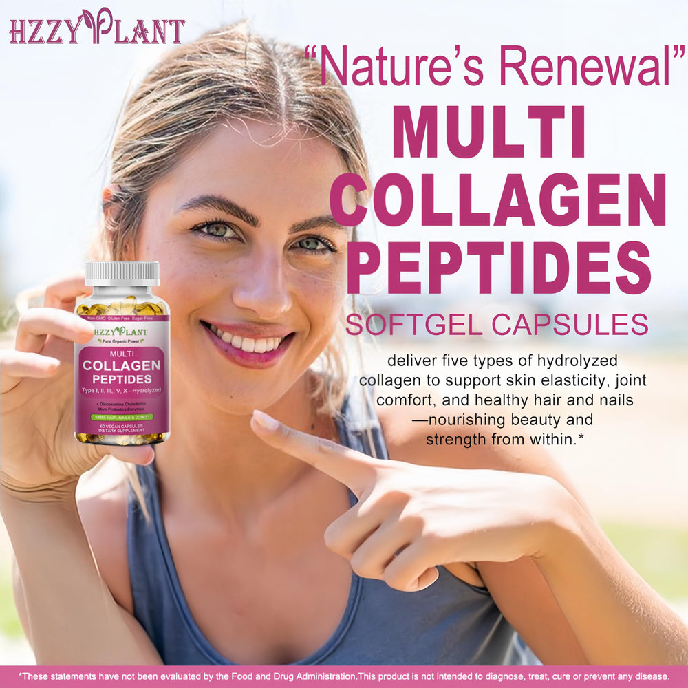 HZZYPLANT Softgels with digestive enzymes and probiotics for gut support