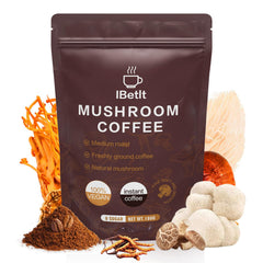 IBetIt Organic Mushroom Coffee visual 1 rich cup energizing mornings with six adaptogenic mushrooms