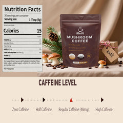 IBetIt Organic Mushroom Coffee visual 2 creamy texture and smooth taste with light foam