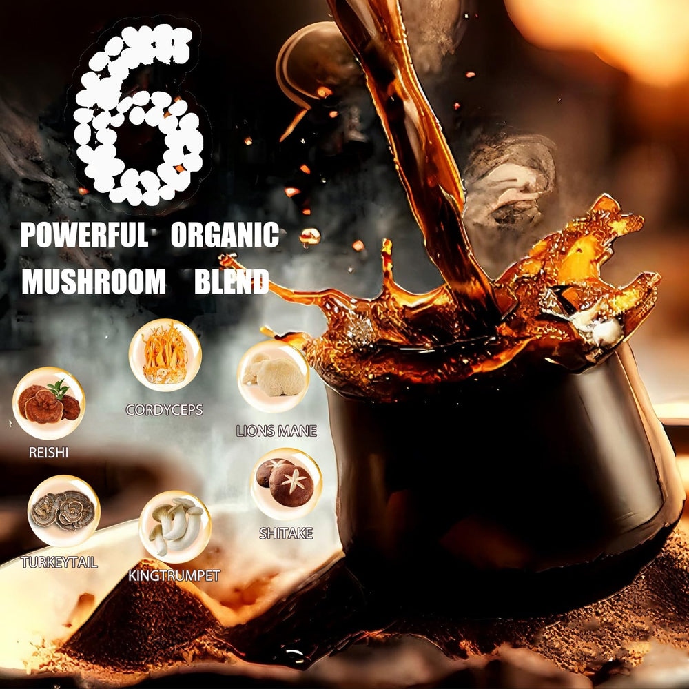 IBetIt Organic Mushroom Coffee visual 5 easy brewing for quick energy