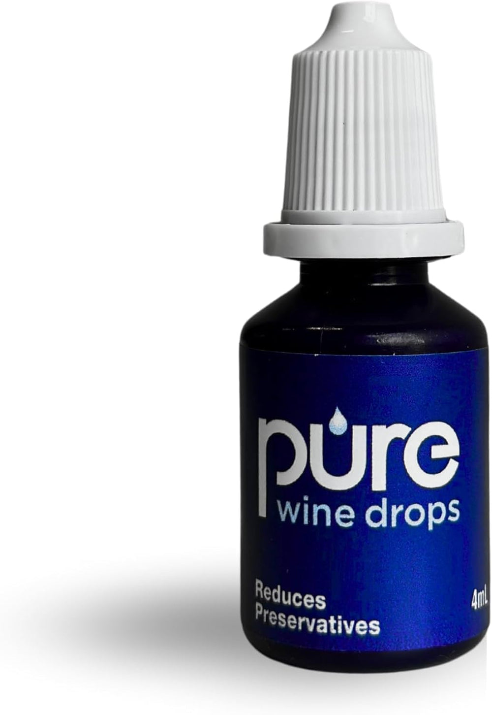 IBLUSH Purewine Drops bottle reduces preservatives for smoother wine sipping.