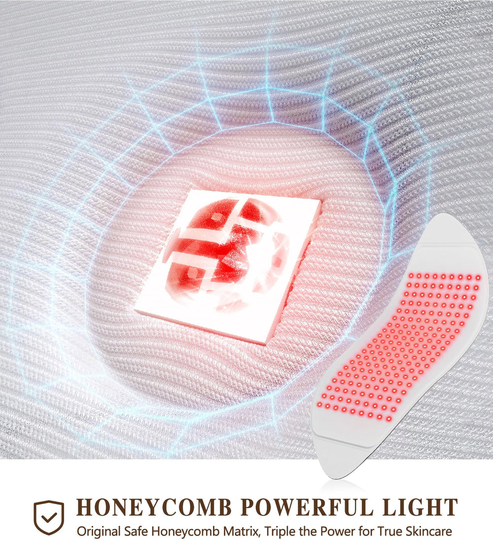 Icbgre honeycomb design protects bulbs for safe at-home therapy