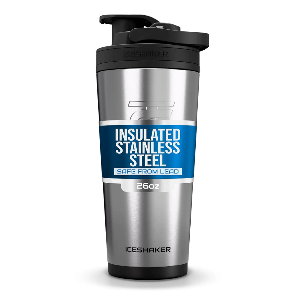 Ice Shaker 26oz insulated bottle showing frosty finish for long lasting cold hydration