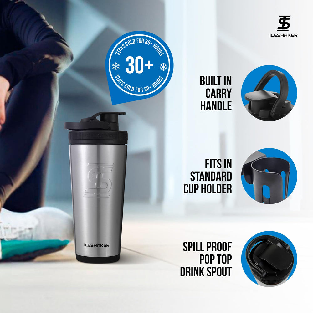 Ice Shaker odor free construction resists stains for clean taste