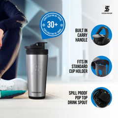 Ice Shaker odor free construction resists stains for clean taste