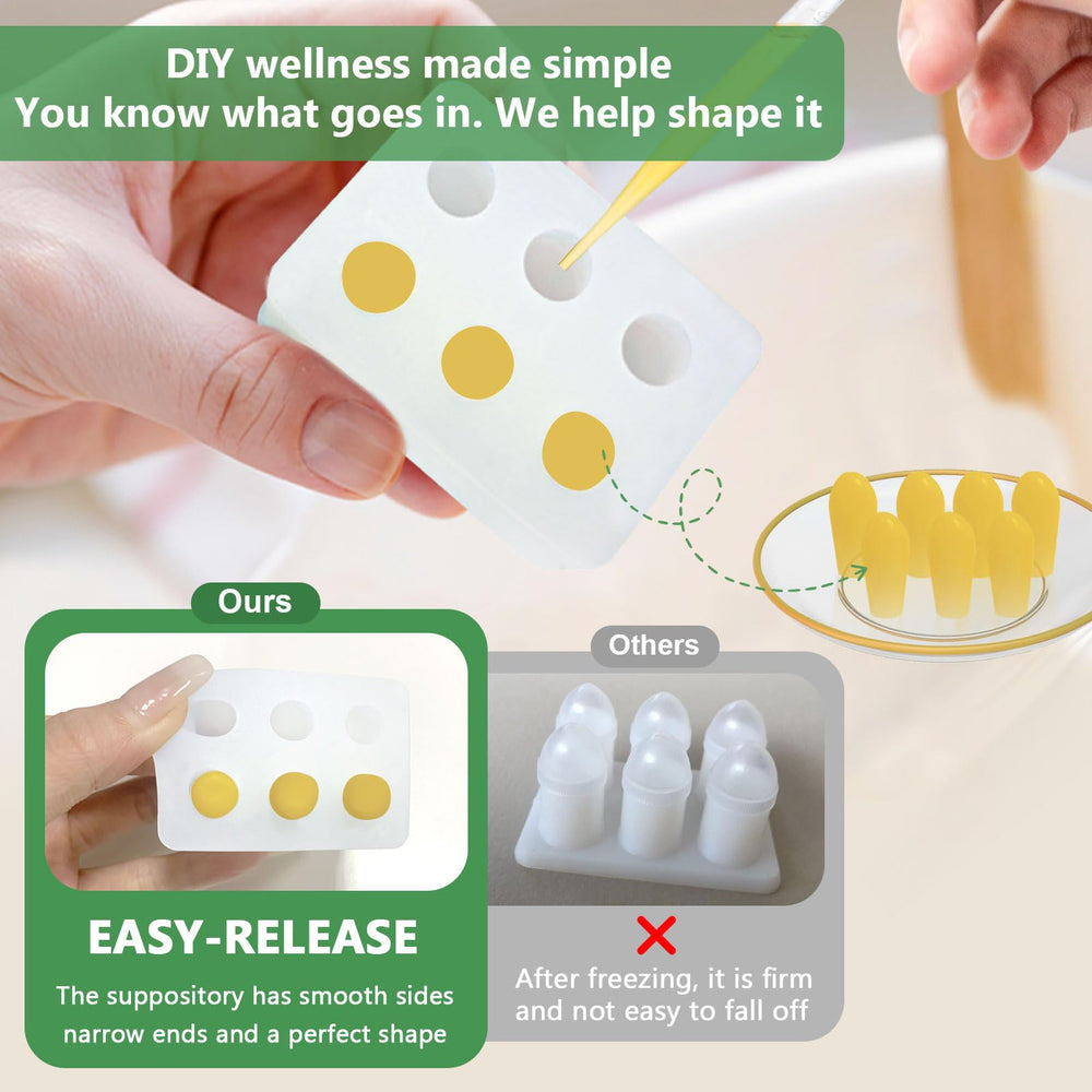ICIMBI silicone molds with cleaning brush for easy maintenance