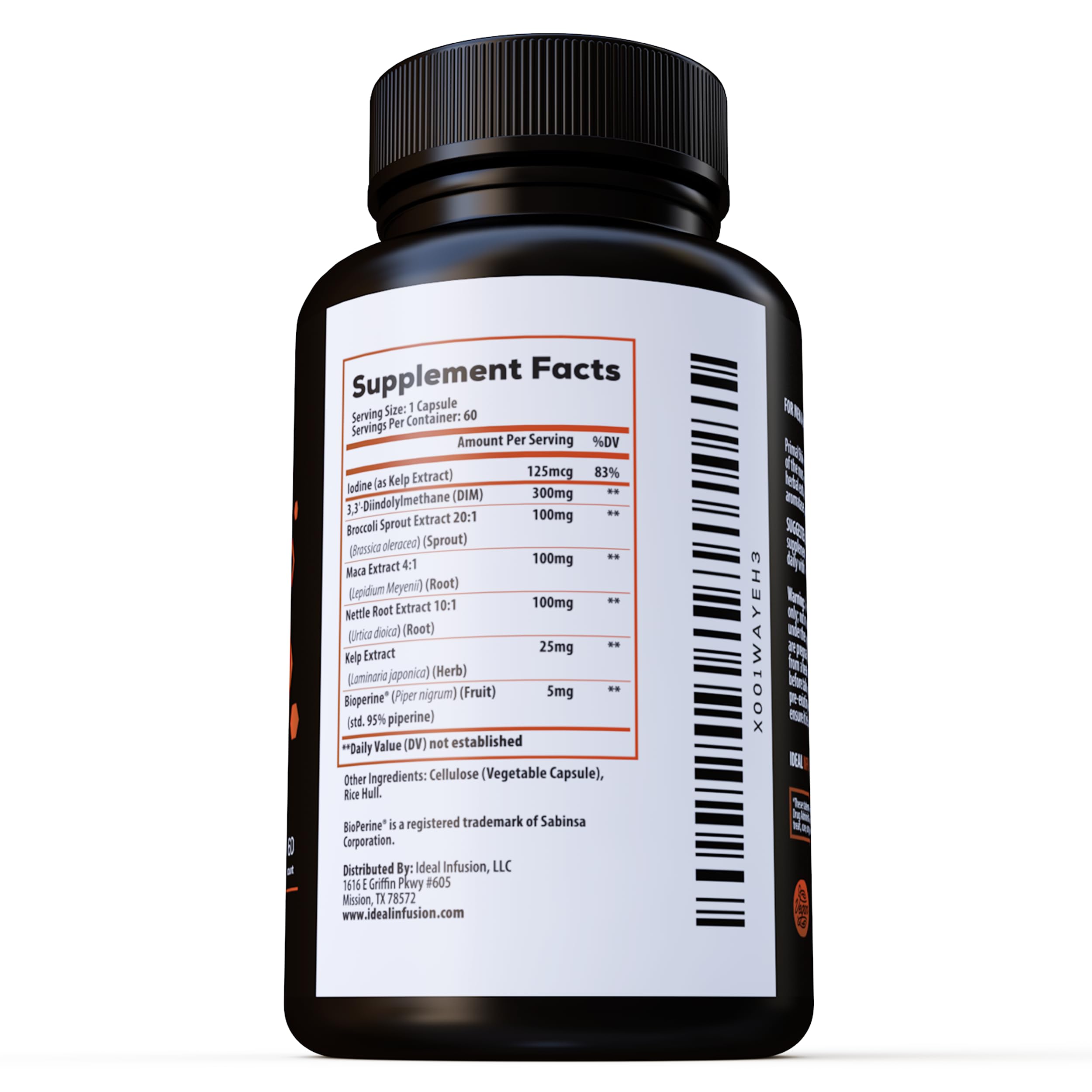Ideal Infusion daily-use bottle illustrating a simple routine.
