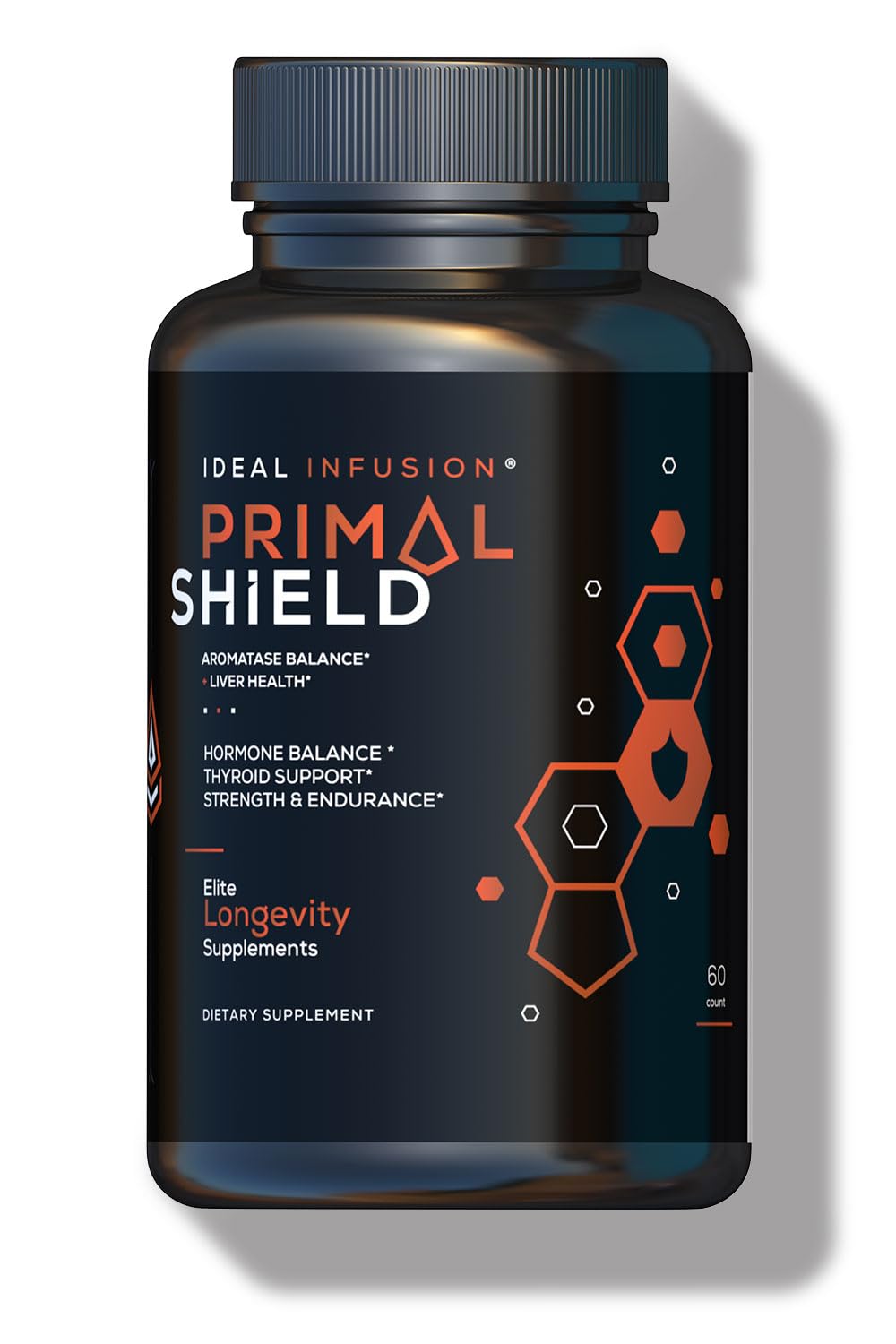 Ideal Infusion estrogen blocker bottle for balanced hormones and daily wellness.