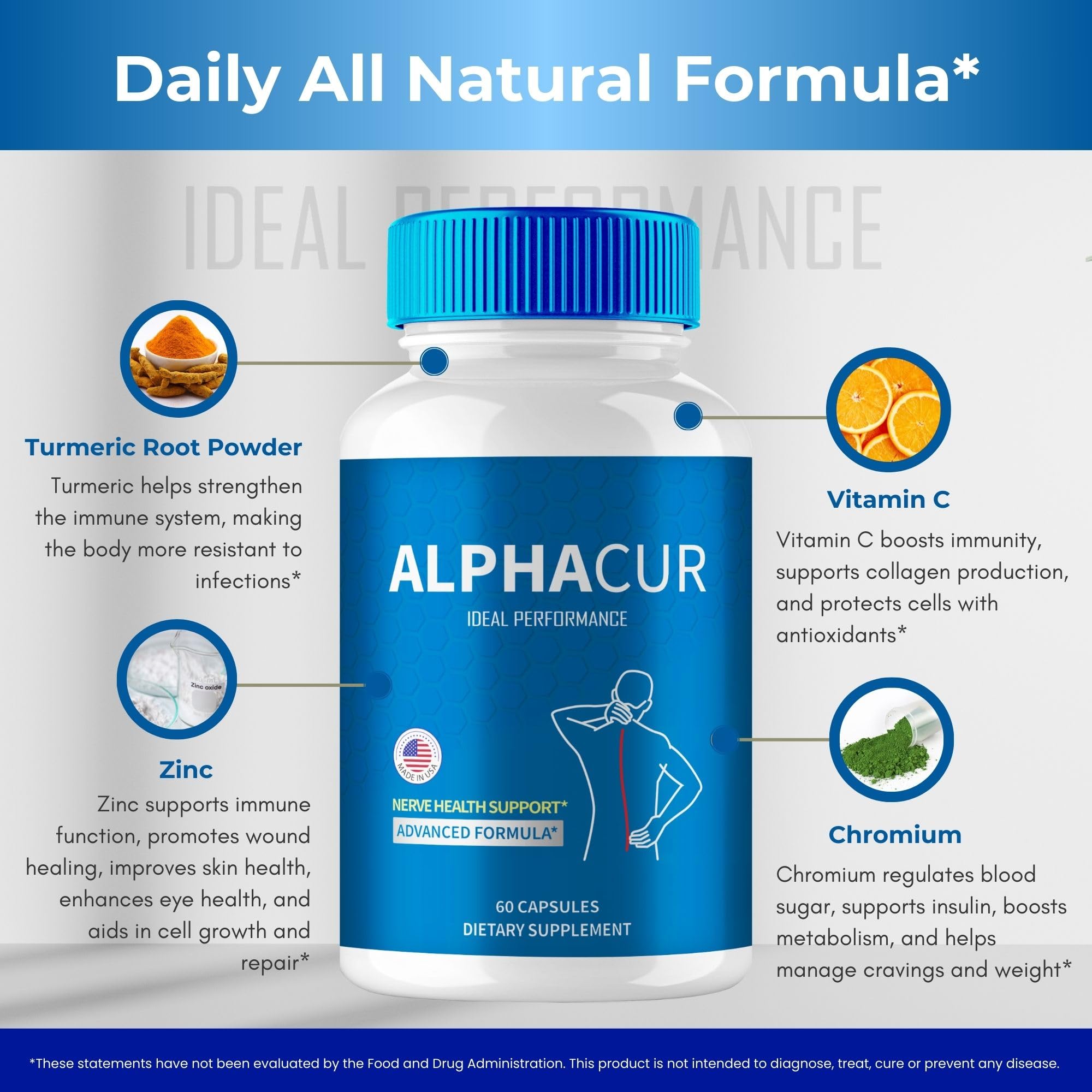 IDEAL PERFORMANCE AlphaCur customer review scene hints consistent routine and hopeful outcomes.