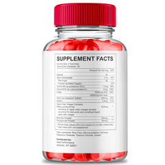 IDEAL PERFORMANCE Blast Keto ACV Gummies back label with ingredients