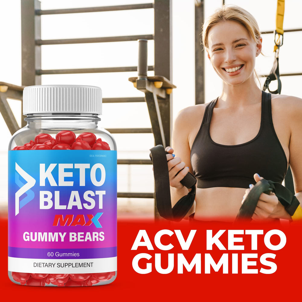 IDEAL PERFORMANCE Blast Keto ACV Gummies close-up texture and color