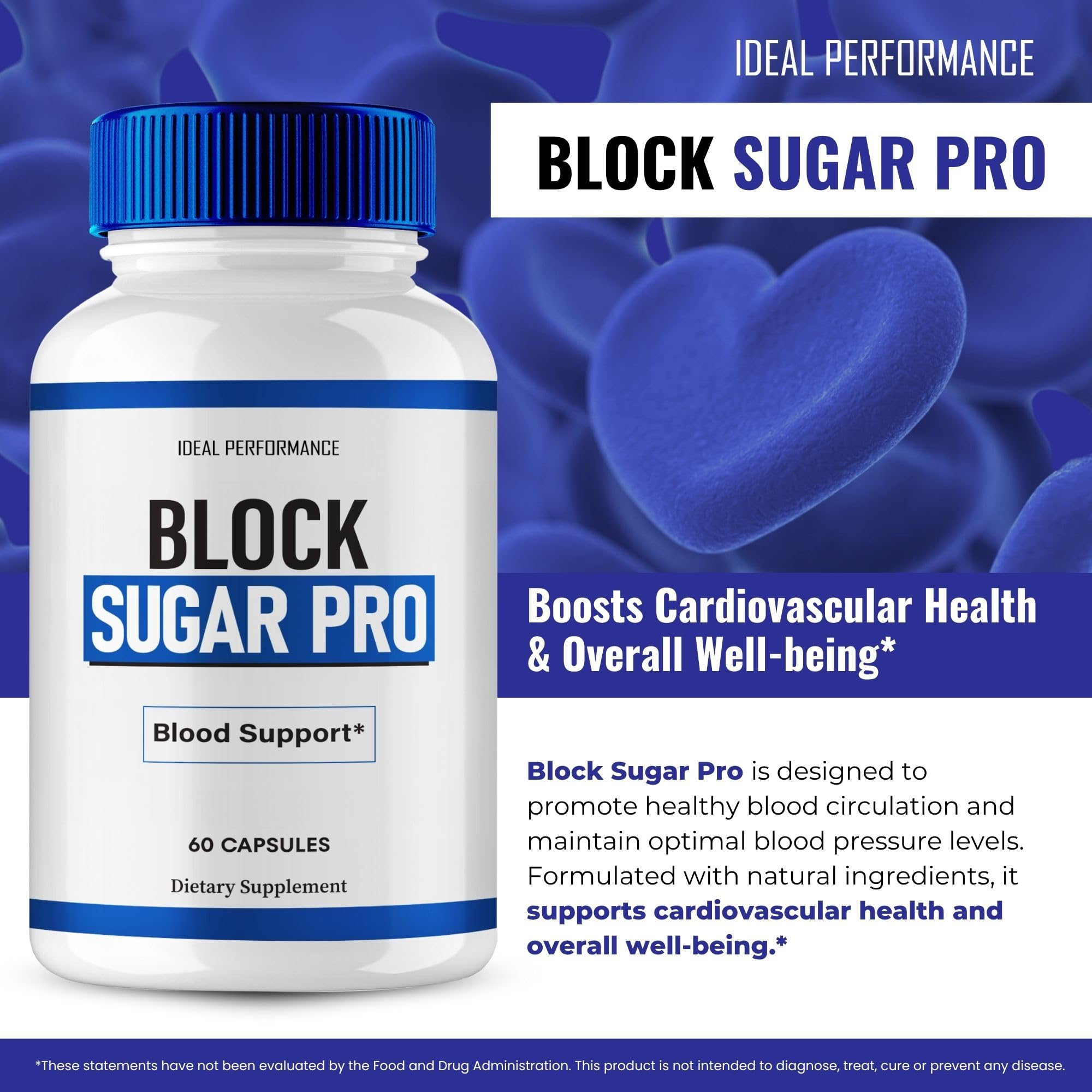 IDEAL PERFORMANCE Block Sugar Pro pill dispensing demonstrates easy portion control.
