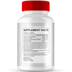 IDEAL PERFORMANCE Blood Stabilizer bottle-label highlighting official maximum-strength formula