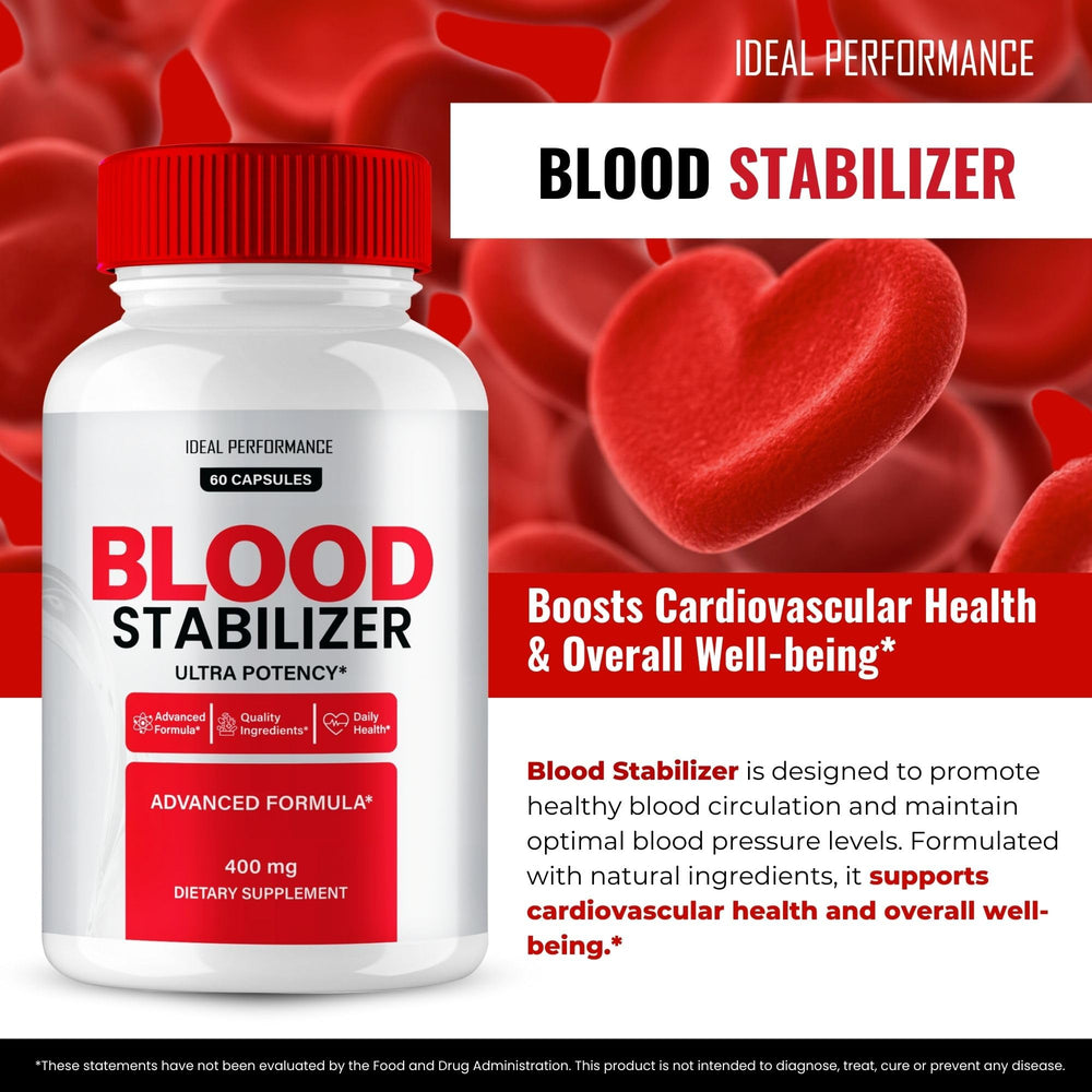 IDEAL PERFORMANCE Blood Stabilizer packaging-box with three-pack option
