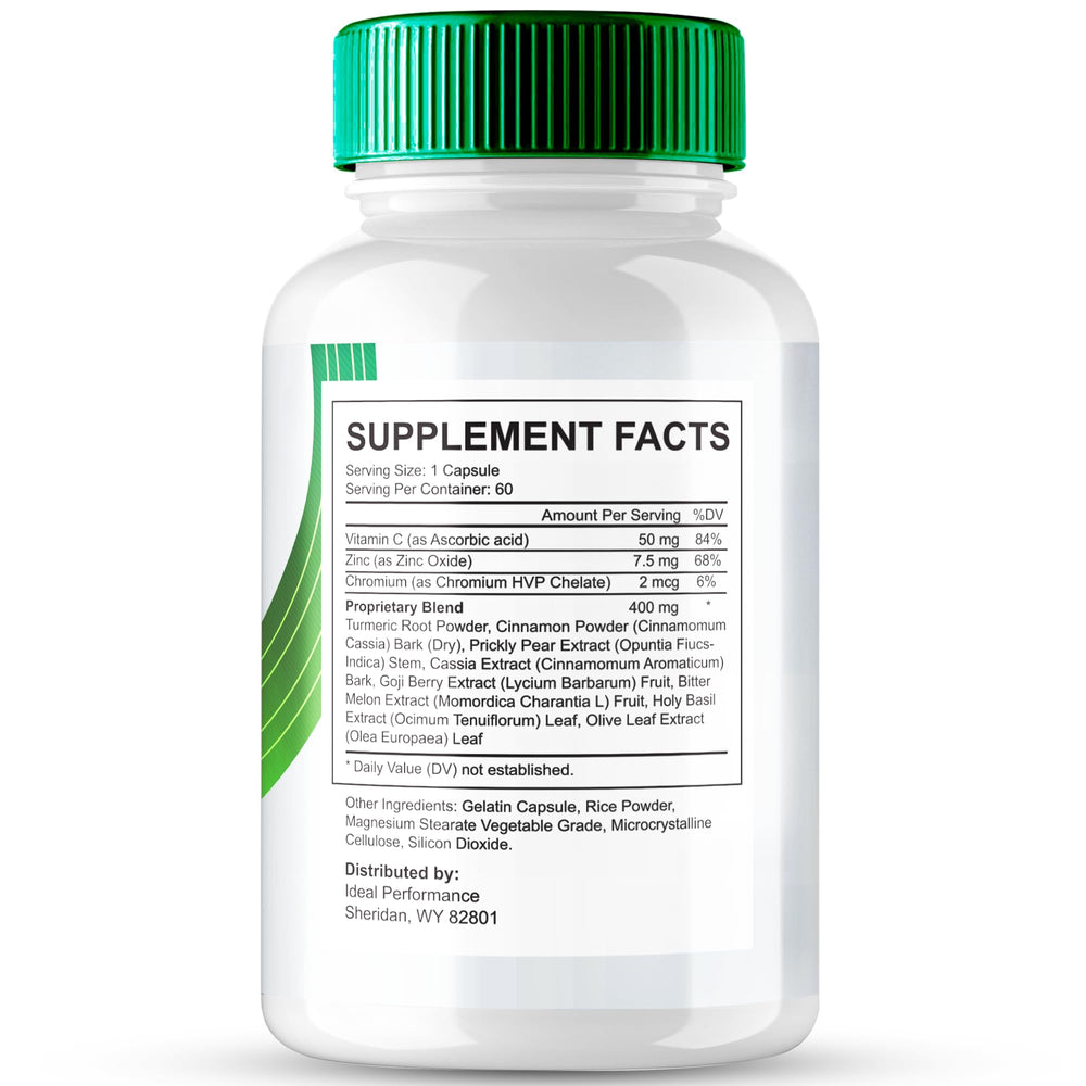 IDEAL PERFORMANCE bottle and label for on-the-go wellness with Lung Expand Pro Blood.