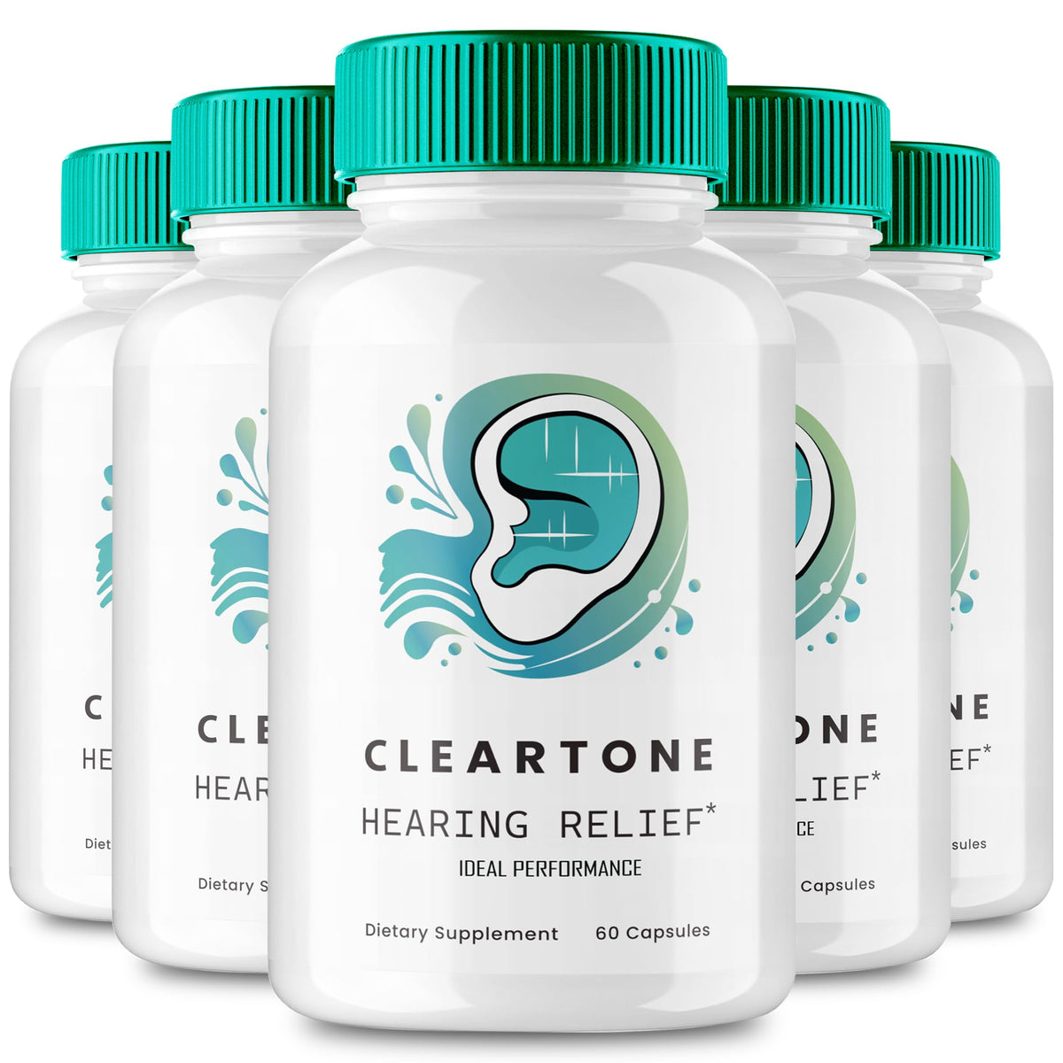 Ideal Performance Cleartone tinnitus capsule pack on a clean counter for daily use