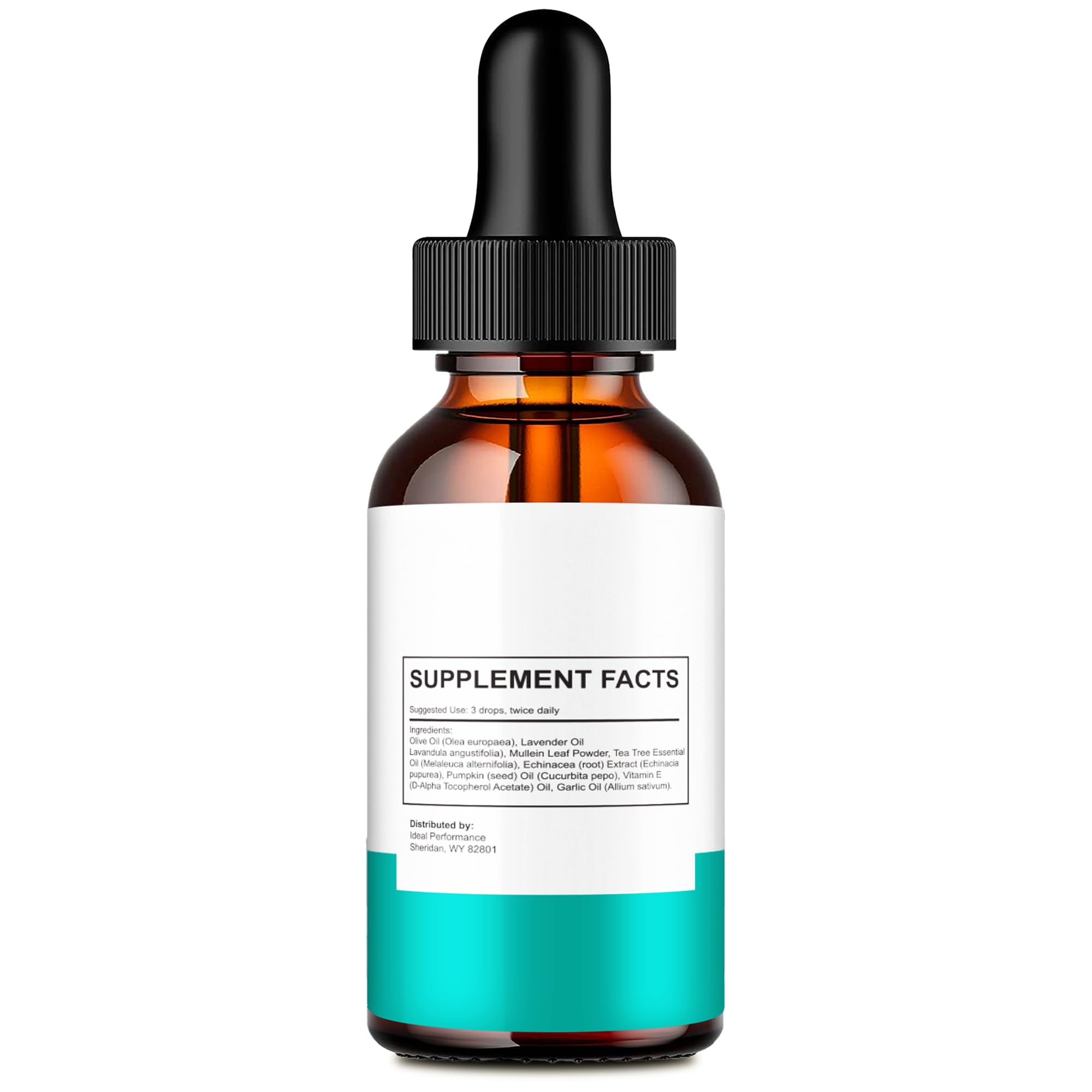 IDEAL PERFORMANCE Cortexi bottle label close-up for quick dosage reference