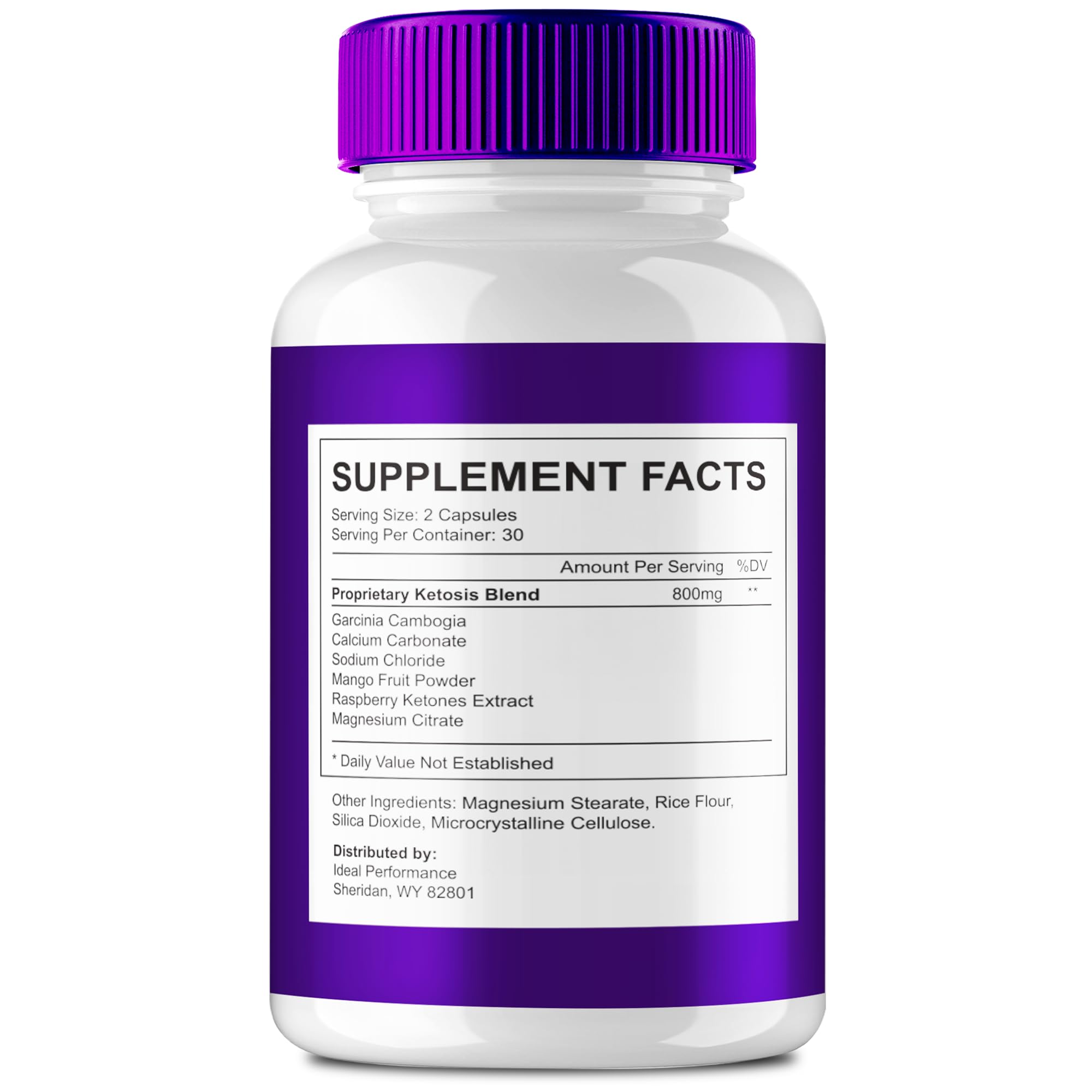 IDEAL PERFORMANCE Fit Jaro bottle front view for convenient health support.