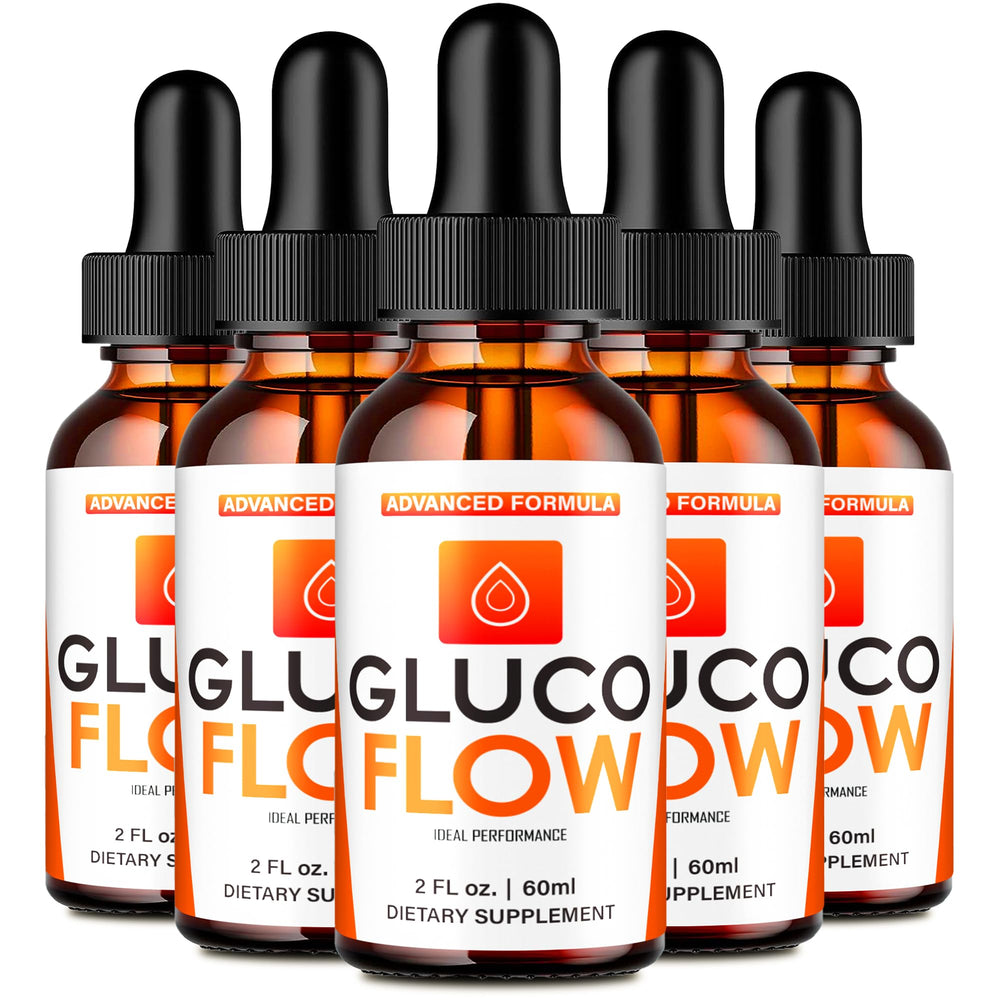 IDEAL PERFORMANCE Gluco Flow Drops bottle for easy daily use and ongoing support.