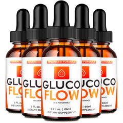 IDEAL PERFORMANCE Gluco Flow Drops bottle for easy daily use and ongoing support.