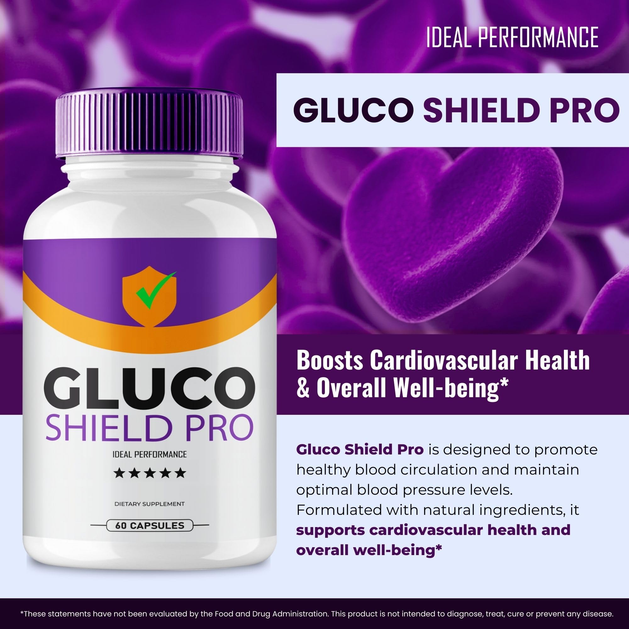 Pile of Gluco Shield Pro capsules emphasizing dosage value.