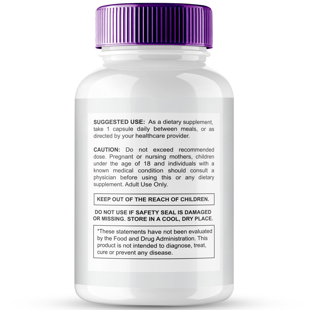 Close-up of Gluco Shield Pro label highlighting all natural ingredients.