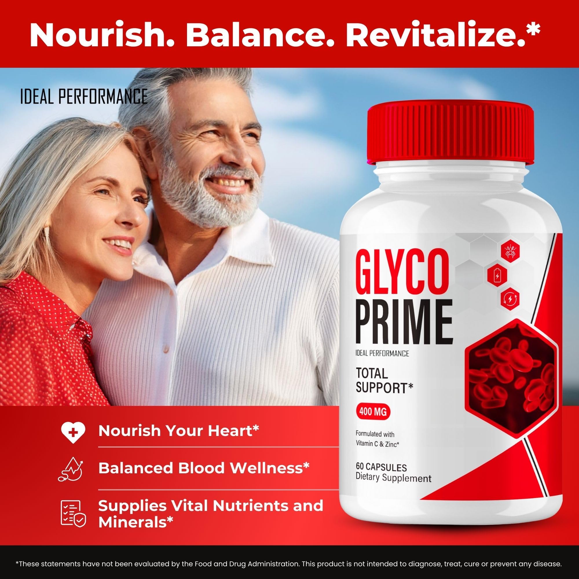 IDEAL PERFORMANCE Glyco Prime capsules pouring for easy daily use