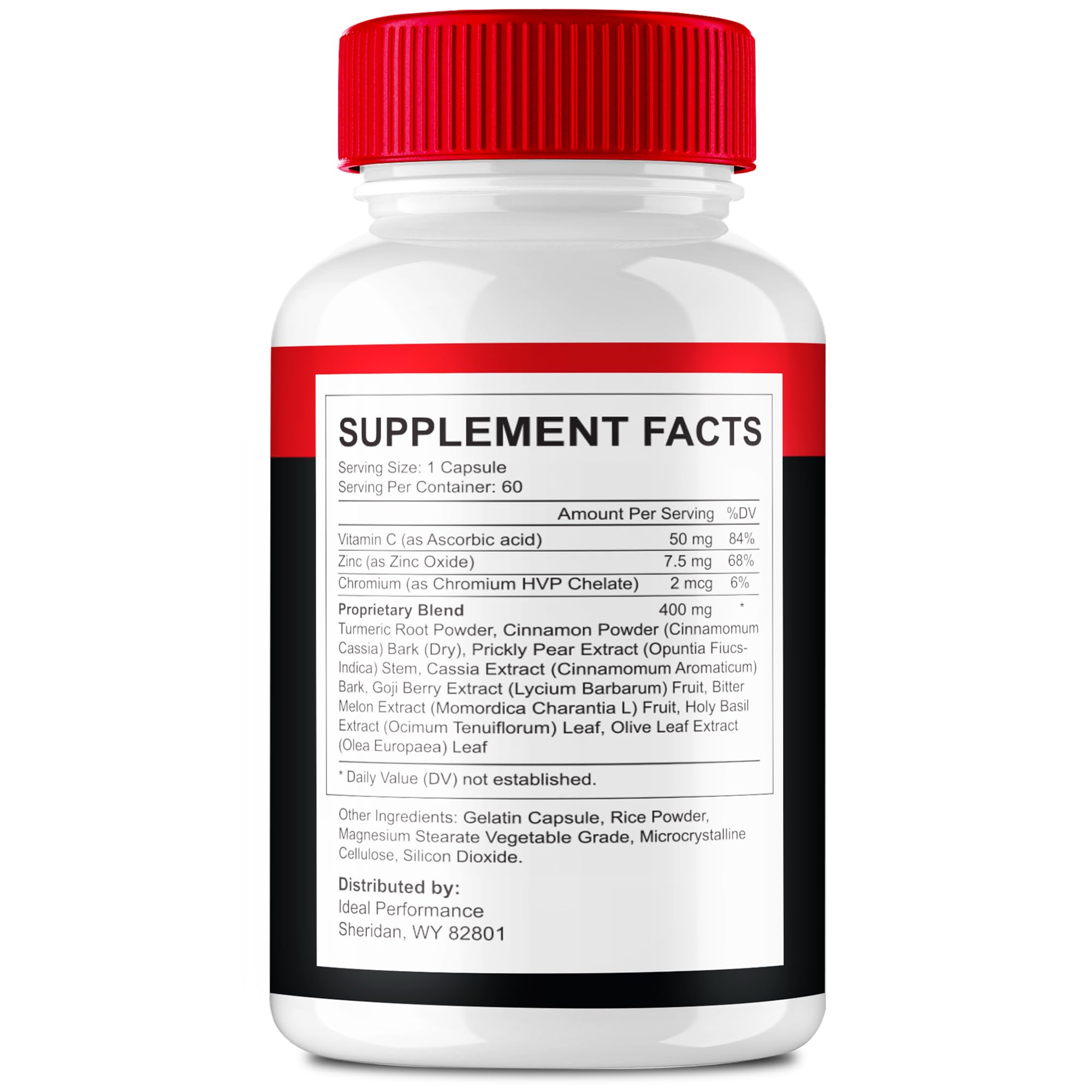 IDEAL PERFORMANCE Glycowize capsules close-up for easy daily use.