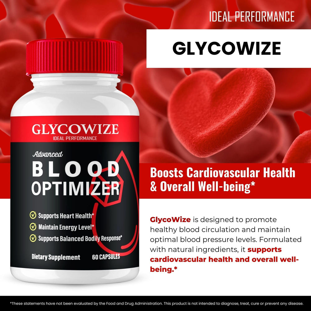 IDEAL PERFORMANCE Glycowize ingredients chart close-up suggests natural formula.