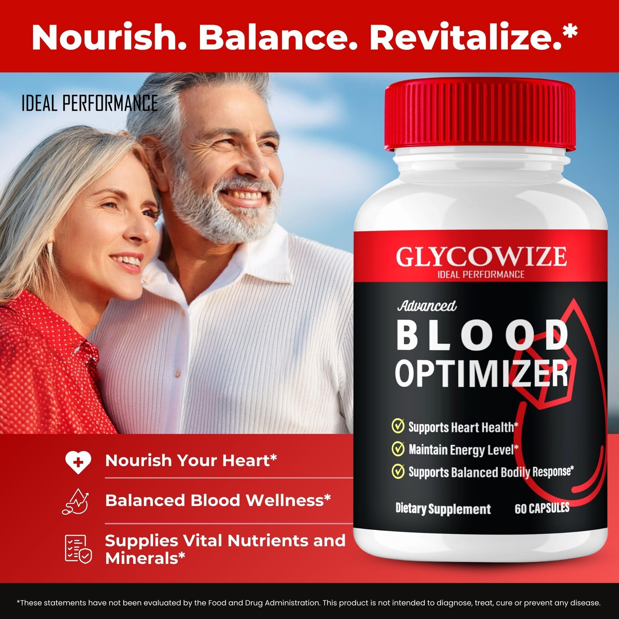 IDEAL PERFORMANCE Glycowize use-case shot with daily routine setup.