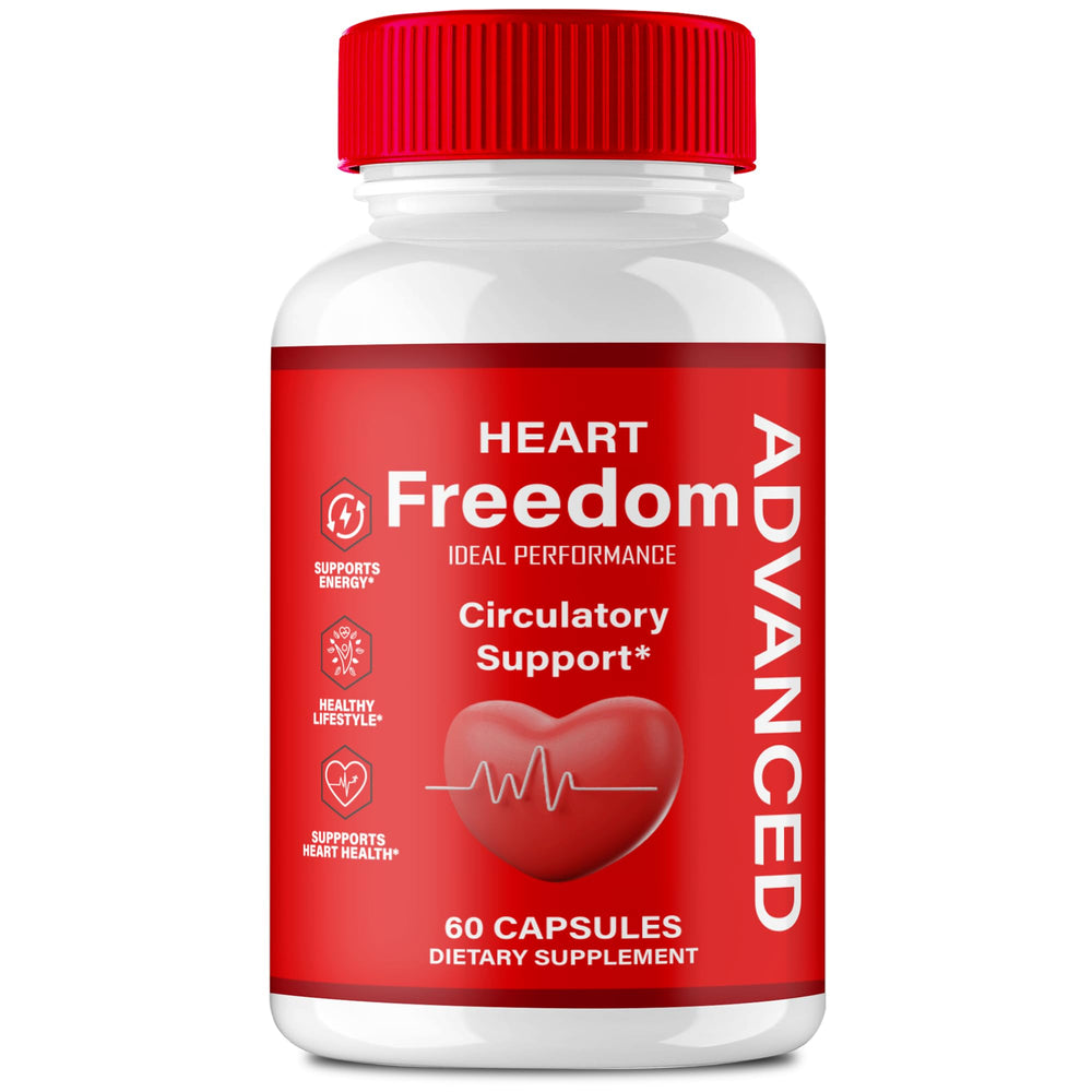 IDEAL PERFORMANCE Heart Freedom bottle front showing premium formulation for daily energy and wellness