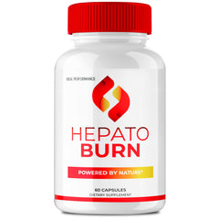 IDEAL PERFORMANCE Hepato Burn bottle label emphasizes official supplement quality for an active lifestyle.