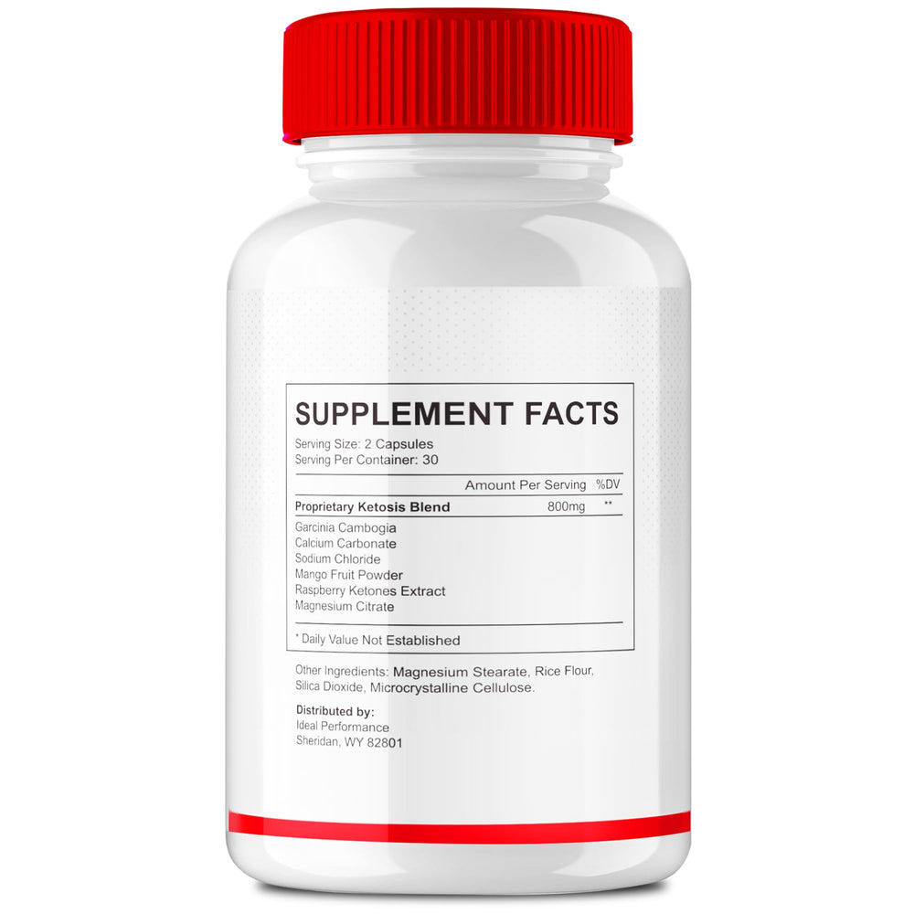 IDEAL PERFORMANCE Hepato Burn capsules close-up shows natural ingredients for keto-friendly support.