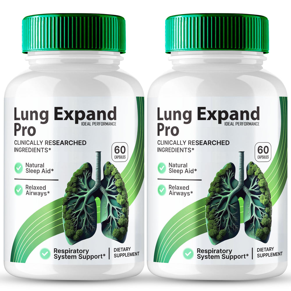 IDEAL PERFORMANCE Lung Expand Pro Blood capsules in blister pack support daily circulation.