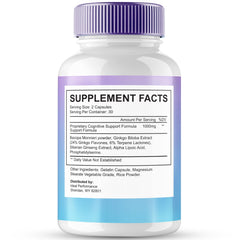 IDEAL PERFORMANCE Memyts label-detail highlighting natural ingredients and strength