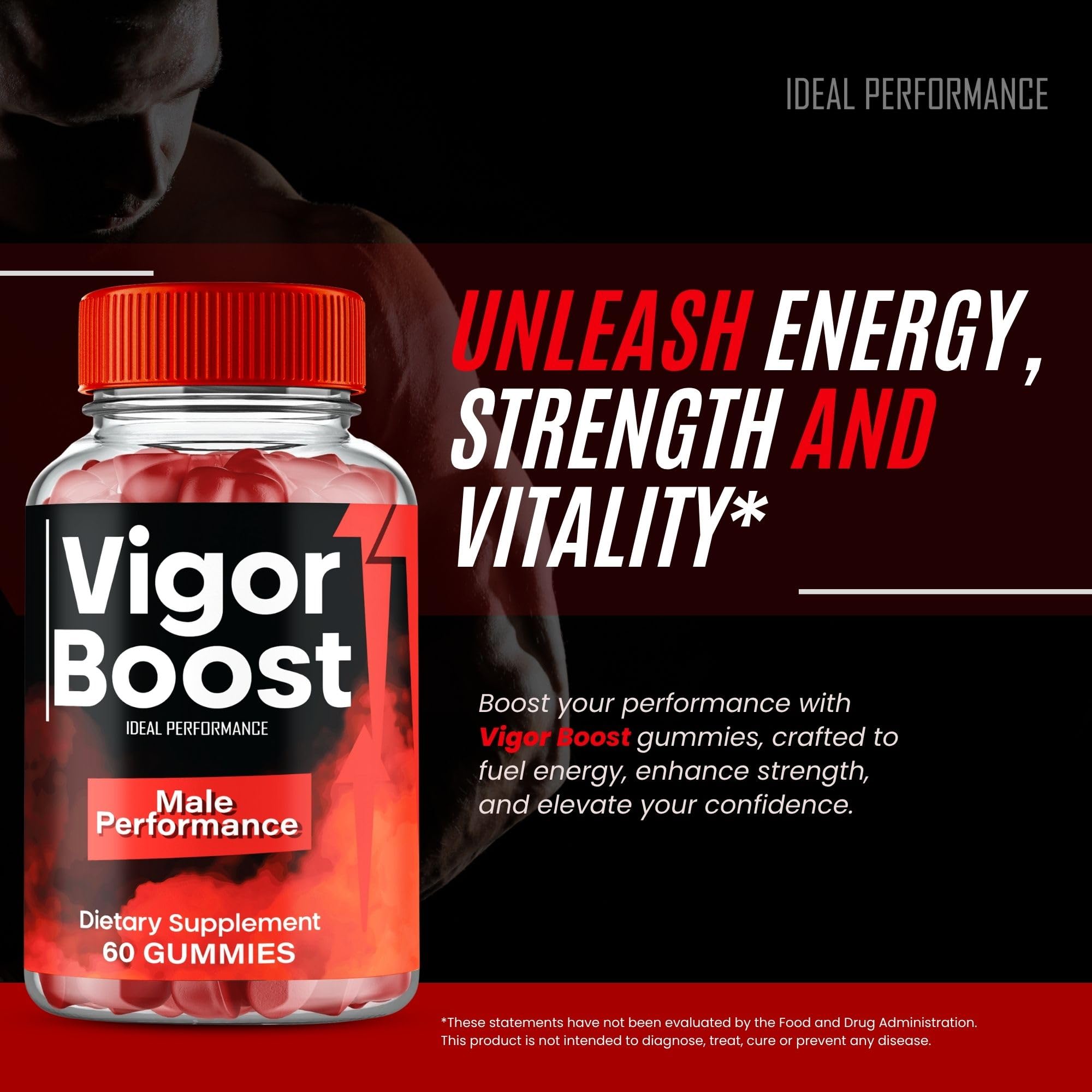 IDEAL PERFORMANCE men’s health vibe with a portable, chewable option.